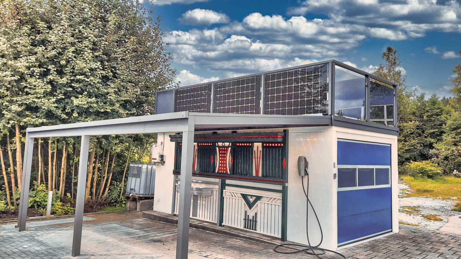 Photovoltaik Sichtschutz
