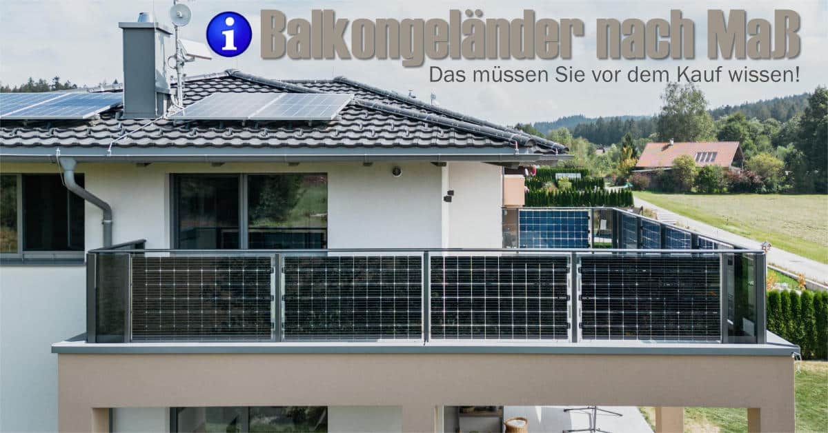 Balkongeländer nach maß