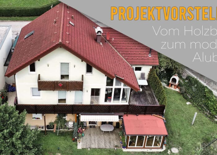 Projektvorstellung: Alter Holzbalkon wird zu modernen Alubalkon