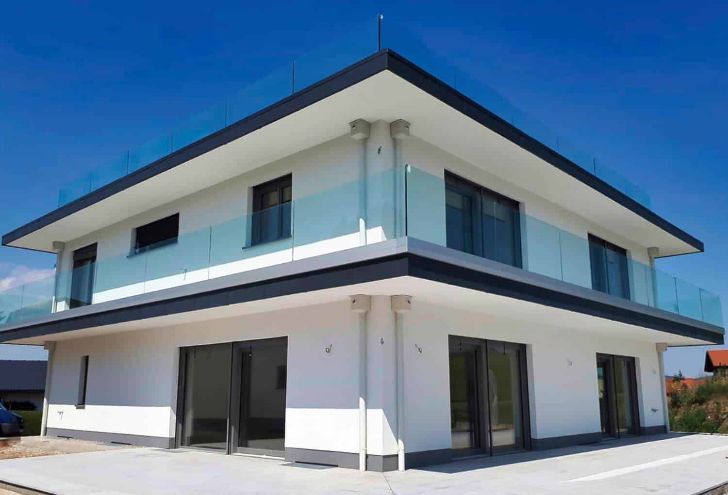 Glas Alubalkon von KArrer