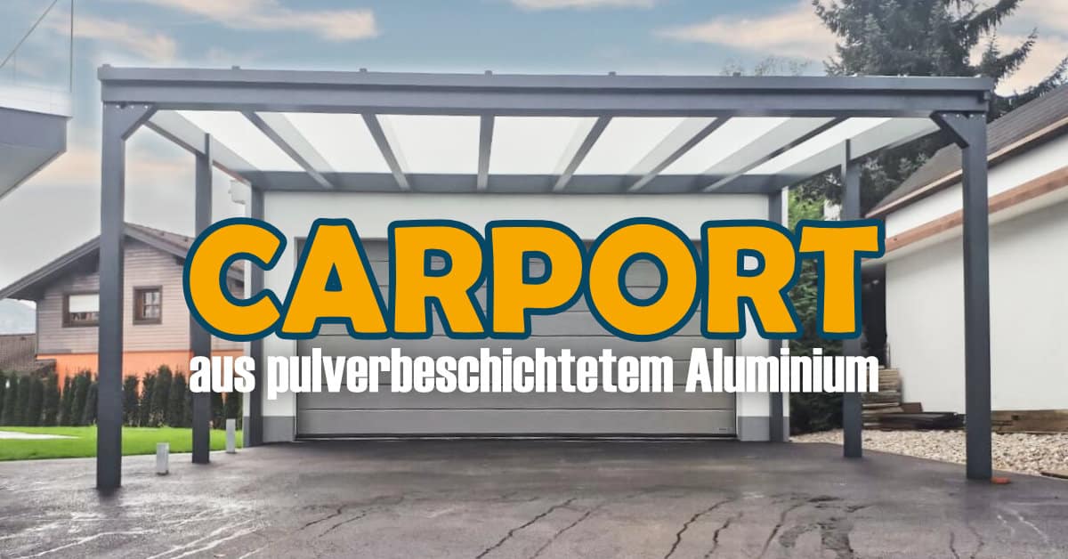 Carport aus Aluminium