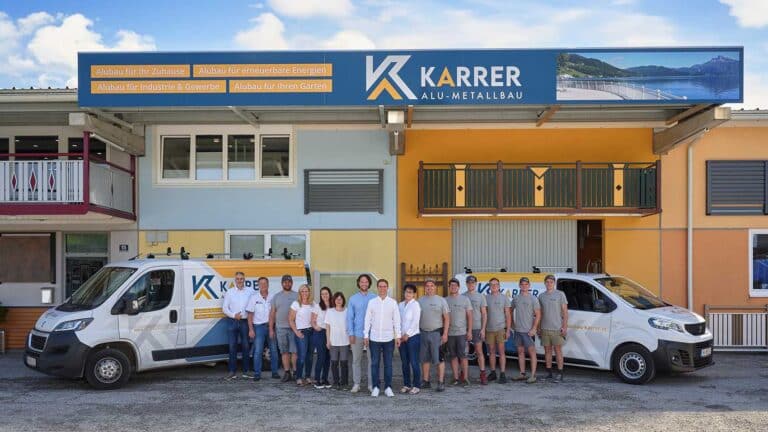 Teamfoto Alu Metallbau Karrer