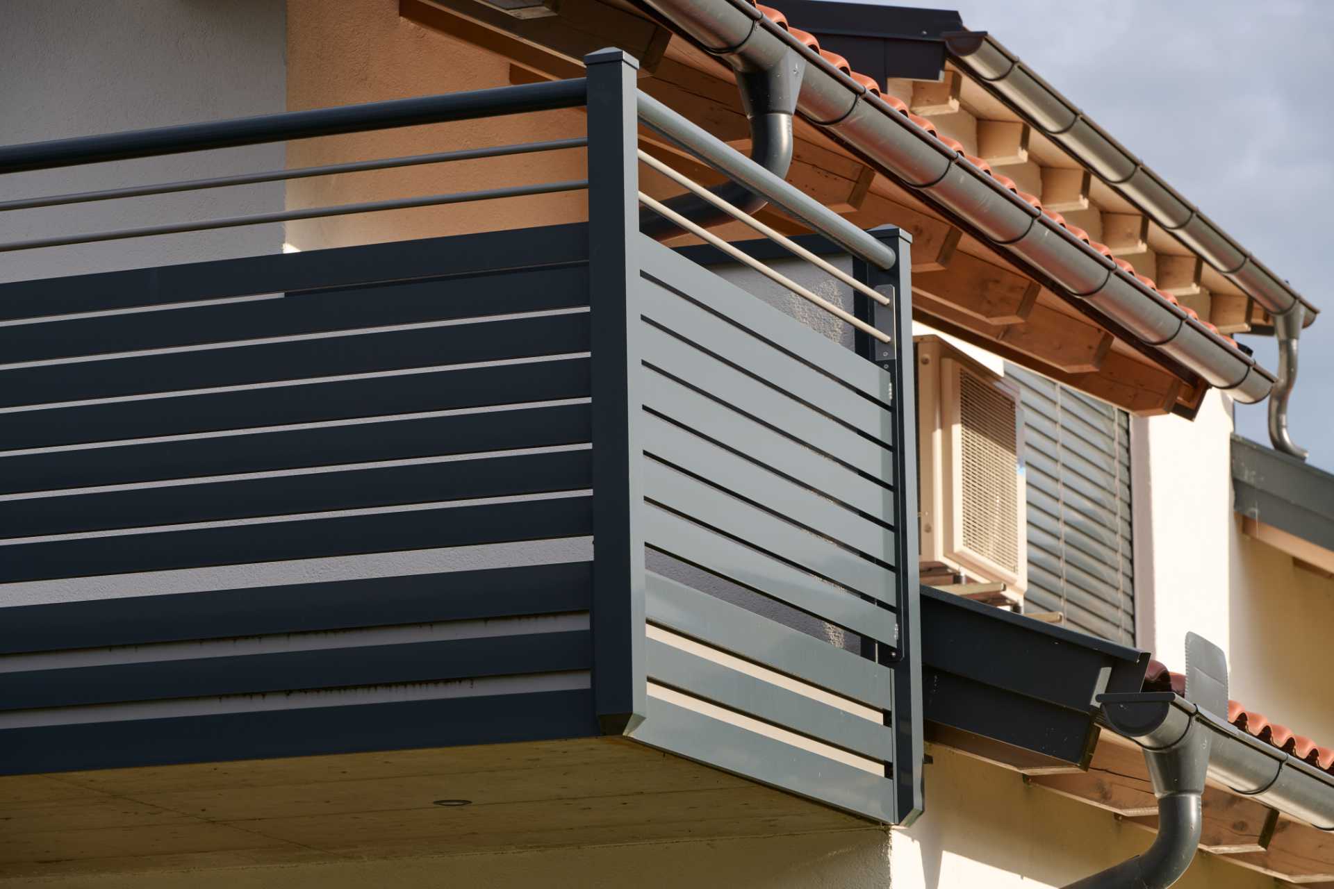 Alubalkon Style-detail Alubalkon Style Detailaufnahme