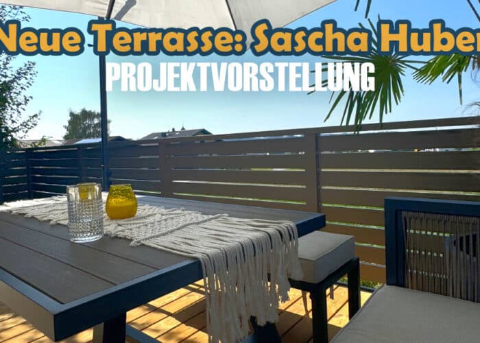 Neue Terrasse: Sascha Huber Projektvorstellung